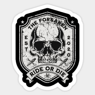 TF Ride or Die Est. Logo Design Sticker